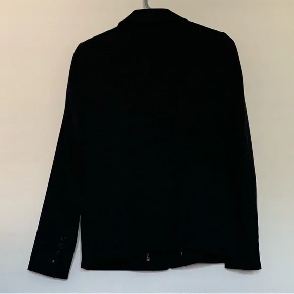 Women’s 4 WHITE HOUSE BLACK MARKET Black Single Button Blazer Jacket - Picture 5 of 6